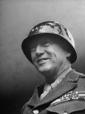 General George S. Patton in Normandy, France