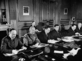 Members of the Polish Government Discussing the Russian-Polish Frontier Question