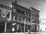 Street Set Used in Production of Movie Western "Wells Fargo" on the Paramount Studios Ranch