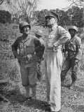 Buy American General Douglas Macarthur Taking Tour of the Bataan Penninsula at AllPosters.com