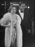Arlene Dahl Wearing a Teitelbaum Fur, and Accompanied