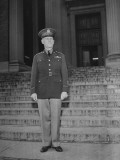 Chief of Field Army General Lesley J. Mcnair Posing for a Picture