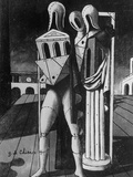 A View of a Painting by Artist Giorgio De Chirico