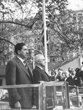 Miguel Aleman and Harry S. Truman Riding in Welcoming Parade