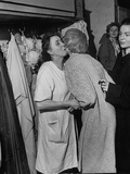 Wardrobe Mistress Suzan Guignebert, Sobbing, on Closing Night of Bal Tabarin, Parisian Night-Club