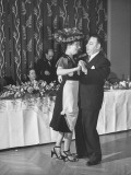 Mr. and Mrs. Earl Wilson Dancing During a Dinner Given by the New York Post for Harold L. Ickes