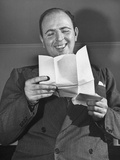Buy Louis Cherthoff Reading Prophecy of His Future That He Wrote in 1939 at AllPosters.com