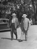 Harold L. Ickes Visiting the White House