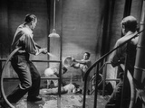 Actors Performing in Film "Knock on Any Door"