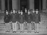 Chief of Field Army General Lesley J. McNair Standing with His Chief of Staff