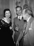 Mrs. Morris Cafritz Talking with Senator William J. Fulbright and Senator Theodore Green