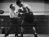 Charlie Goldman Giving Lessons to Rocky Marciano
