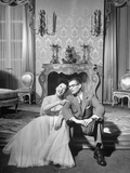 Actor Russell Nype Seated with Actress Ethel Merman in a Scene from 