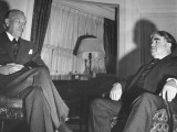 Labor Leader John L. Lewis Meeting with Myron Taylor