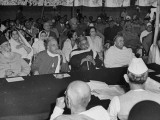 Dr. B. S. Moonje, N. M. Joshi and M. S. Aney Meeting with Others at Conference