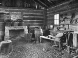 The Studying Place of Abraham Lincoln Was in This Room, Reading by the Fire with the Cooper's Son