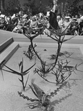 Modern Sculpture and Fountain by Artist Bernard Rosenthal