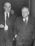 Harold Ickes and Philp Murray Arriving at the Progressive Coordinating Committee Meeting