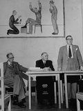 Arthur Greenwood, Sam Watson and Morgan Phillips Addressing a Labor Party Rally