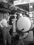 Employee in Boiler Room of Congress
