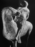 Sculptor Marino Marini's Sculpture of a Horse and Rider