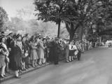 Buy People Lining Up Along the Streets for President Franklin D. Roosevelt's Funeral Procession at AllPosters.com