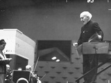 Conductor Arturo Toscanini Conducting the Metropolitan Opera Stars