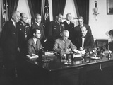 Buy President Harry S. Truman Signing a Bill on Atomic Energy at AllPosters.com