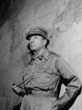 Buy General Douglas Macarthur Standing in Front of Map of the Philippines at Manila City Hall at AllPosters.com