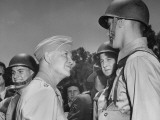 General Dwight D. Eisenhower Reviewing Troops at West Point