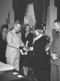Buy President Harry S. Truman Presenting the Medal of Merit to Mrs. Frank Knox at AllPosters.com