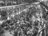 Men Working in the Final Assembly Room at Bullard