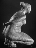 Sculptor Marino Marini's Sculpture of a Kneeling Girl