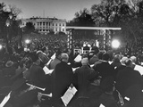 Buy People Crowding around to Hear the Chior Sing and to Hear Harry S. Truman's Speech at AllPosters.com