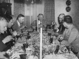 Buy President Harry S. Truman Smiling at Dinner Given by Mayor Roger T. Sherman at AllPosters.com