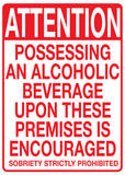 Buy Attention Possessing and Alcoholic Beverage at AllPosters.com