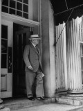 Harold L. Ickes Visiting the White House