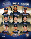 Milwaukee Brewers 2011 NL Central Division Champions composite