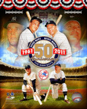 Roger Maris & Mickey Mantle 50th Annivesary Portrait Plus