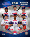 Texas Rangers 2011 AL West Division Champions Composite