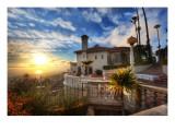 Sunset at Hearst Castle