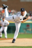 Texas Rangers v Detroit Tigers - Playoffs Game Five, Detroit, MI - October 13: Justin Verlander