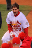 2011 World Series Game 6 - Texas Rangers v St Louis Cardinals, St Louis, MO - Oct. 27: David Freese