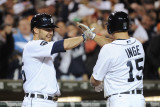 Texas Rangers v Detroit Tigers - Game Four, Detroit, MI - October 12: Brandon Inge and Ryan Raburn