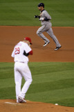 Brewers v St. Louis Cardinals - G. Three, St Louis, MO - Oct. 12: Mark Kotsay and Chris Carpenter