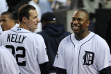 Texas Rangers v Detroit Tigers - Game Five, Detroit, MI - October 13: Delmon Young and Don Kelly
