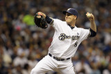 St Louis Cardinals v Milwaukee Brewers - Game Six, Milwaukee, WI - October 16: Chris Narveson Photographic Print