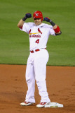 Milwaukee Brewers v St. Louis Cardinals - Game Four, St Louis, MO - October 13: Yadier Molina