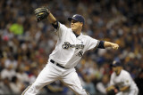 St Louis Cardinals v Milwaukee Brewers - Game Six, Milwaukee, WI - October 16: Chris Narveson Photographic Print