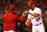 Milwaukee Brewers v St Louis Cardinals - Game Five, St Louis, MO - October 14: Jaime Garcia